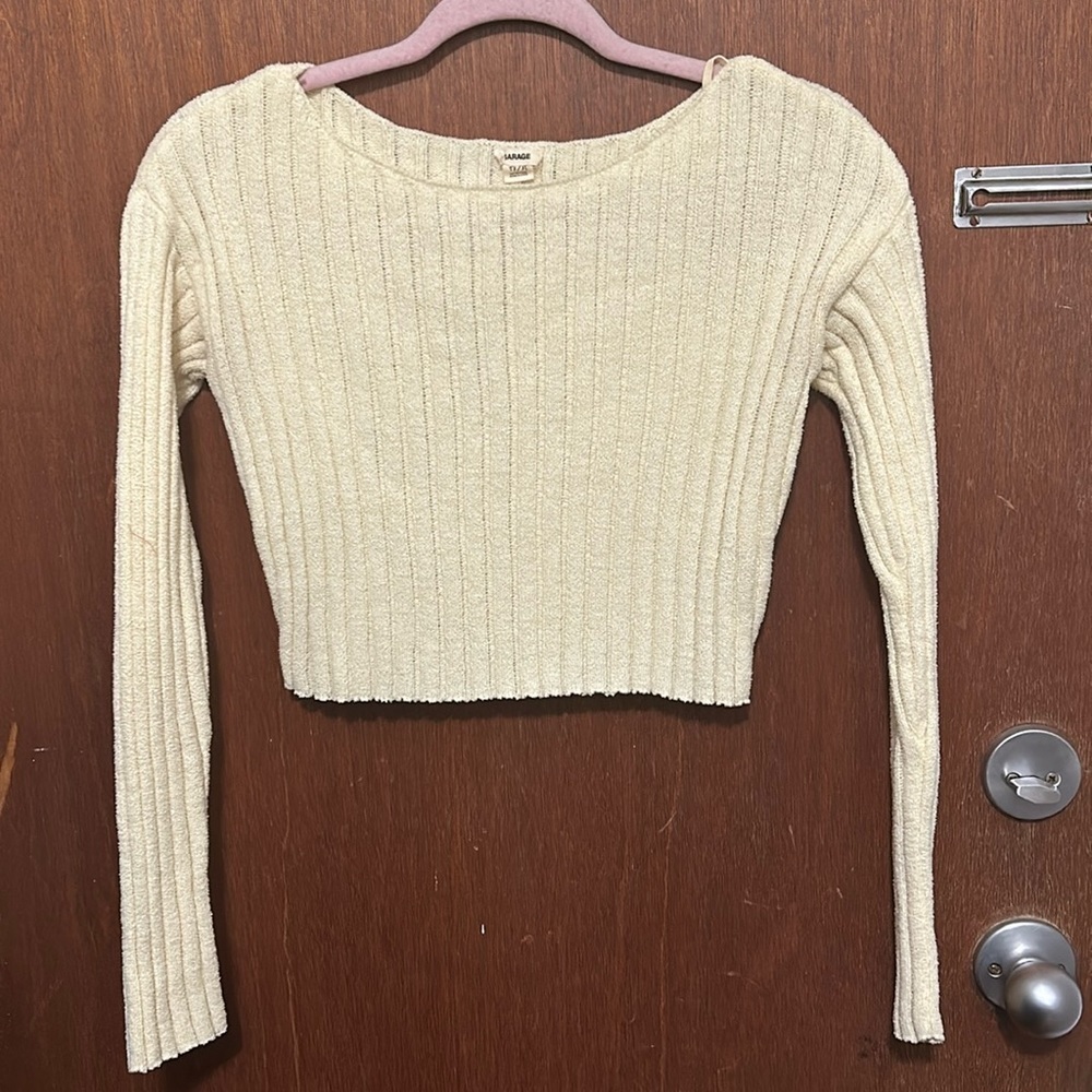 Garage Cropped Sweater